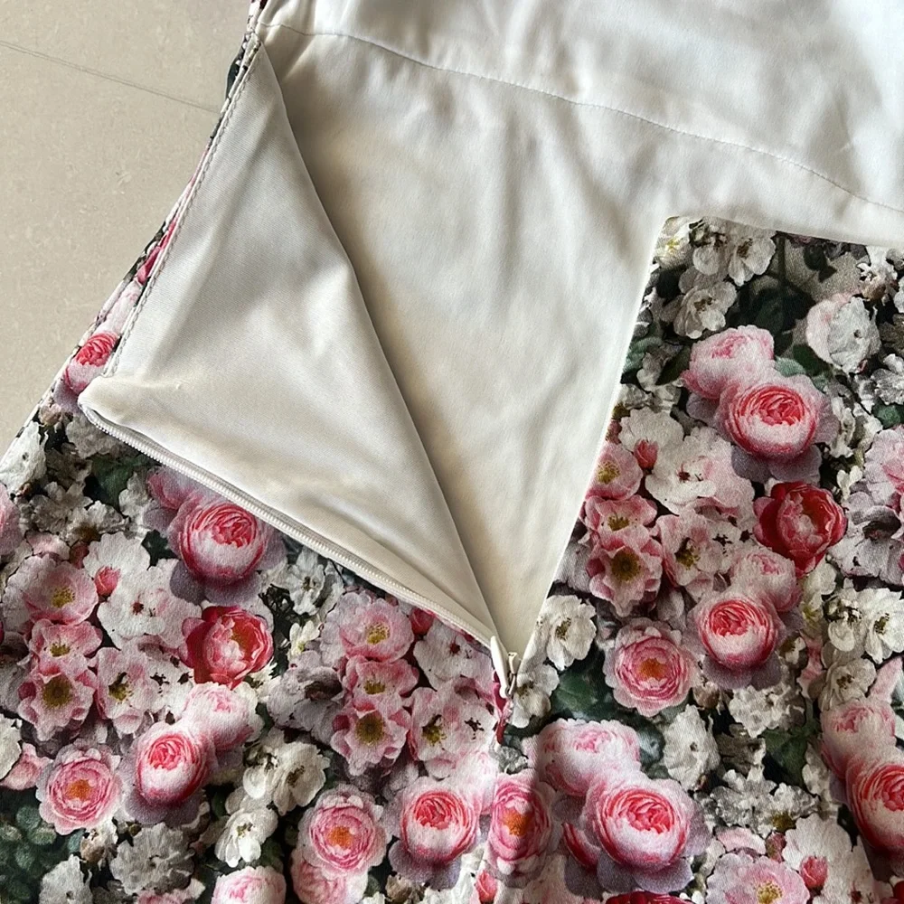 Zara Trafaluc Flower Dress 00 - Picture 5 of 9